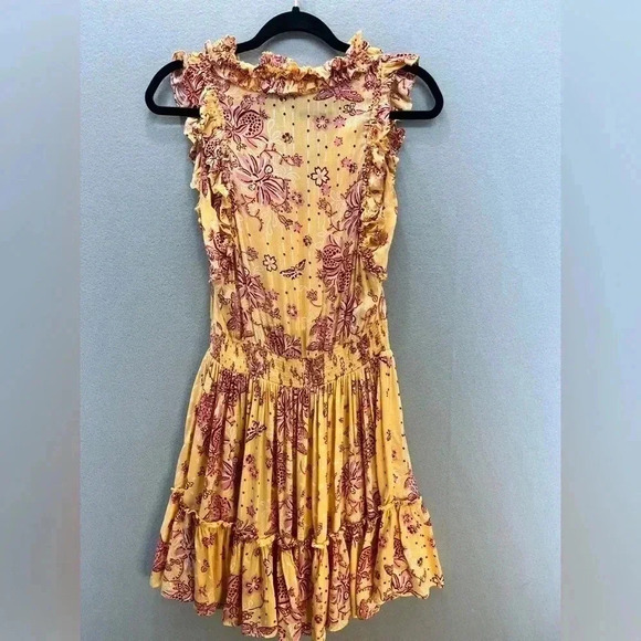 Poupette St Barth Triny Dress, Cover up, resort wear, Tassels, floral 🦋 - Picture 6 of 6